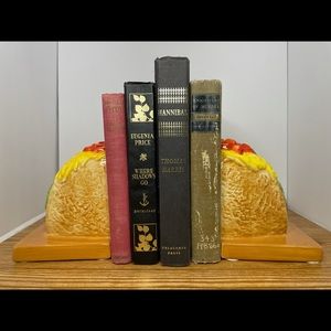 Set of Hand painted Ceramic Taco Bookends